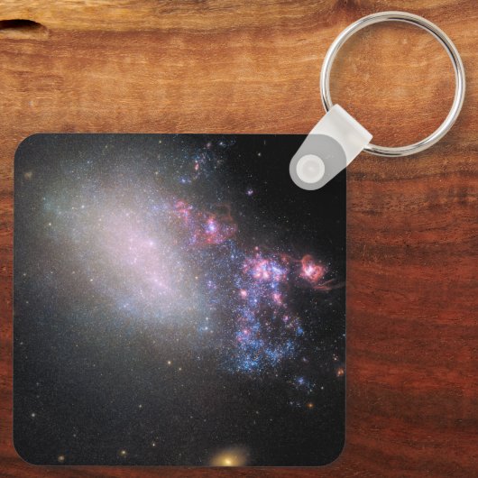 Onregelmatige Galaxy NGC 4485 Sleutelhanger (Achterkant)