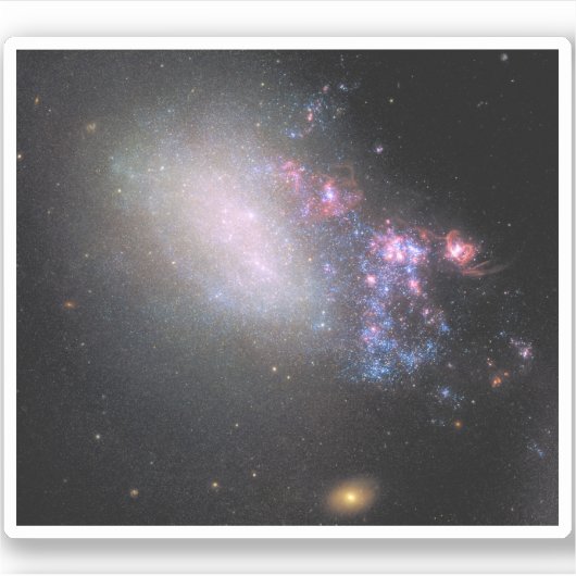 Onregelmatige Galaxy NGC 4485 Sticker (Voorkant)