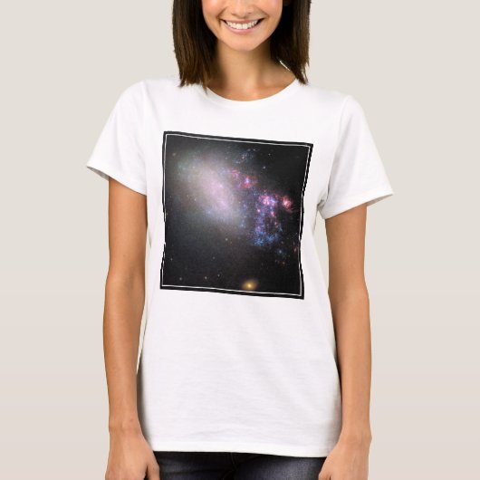 Onregelmatige Galaxy NGC 4485 T-shirt (Voorkant)