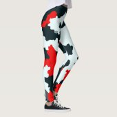 Onregelmatige geometrische Abstracte mozaïek camou Leggings (Rechts)
