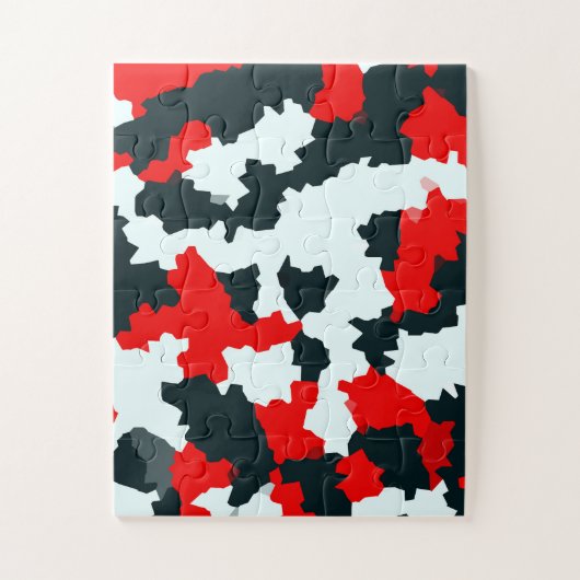 Onregelmatige geometrische Abstracte mozaïek camou Legpuzzel (Verticaal)
