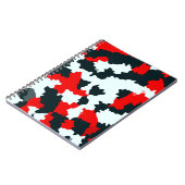 Onregelmatige geometrische Abstracte mozaïek camou Notitieboek (Linkerzijde)