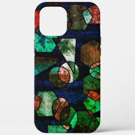 Onregelmatige geometrische vormen met vervormde te Case-Mate iPhone case