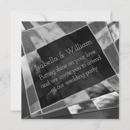 Onregelmatige klinkerrechthoek, zwart en grijs kaart