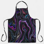 Onregelmatige krommen met kleur die door het donke schort (Voorkant)