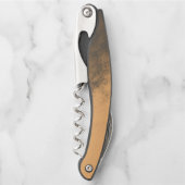 Onregelmatige modder van zwart-wit verschijnen kurkentrekker (Voorkant)