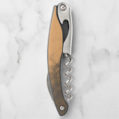 Onregelmatige modder van zwart-wit verschijnen kurkentrekker (Achterkant)