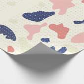 Onregelmatige raster van vormdot Gift Wrapping Cadeaupapier (Hoek)