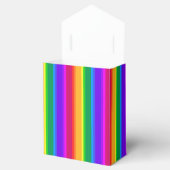 Onregelmatige regenboogstrepen bedankdoosjes (Geopend)