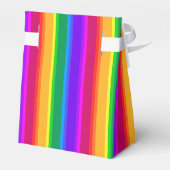 Onregelmatige regenboogstrepen bedankdoosjes (Achterkant)