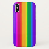 Onregelmatige regenboogstrepen Case-Mate iPhone case (Achterkant)