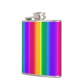 Onregelmatige regenboogstrepen heupfles (Links)