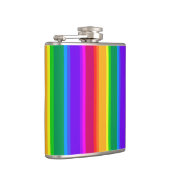 Onregelmatige regenboogstrepen heupfles (Rechts)