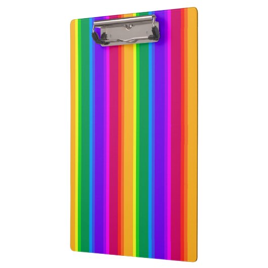 Onregelmatige regenboogstrepen klembord (Links)