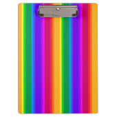 Onregelmatige regenboogstrepen klembord (Voorkant)