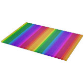 Onregelmatige regenboogstrepen snijplank (Hoek)