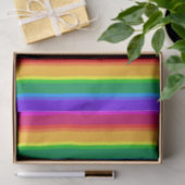 Onregelmatige regenboogstrepen tissuepapier (Geschenk)