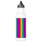 Onregelmatige regenboogstrepen waterfles  (Links)