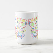 Onregelmatige stapel dozen (Abstract) Koffiemok (Center)