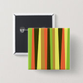 Onregelmatige strepen (verticaal) vierkante button 5,1 cm (Voorkant /achterkant)