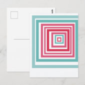 Onregelmatige Vierkanten  Briefkaart (Voorkant / Achterkant)