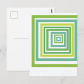 Onregelmatige Vierkanten  Briefkaart (Voorkant / Achterkant)