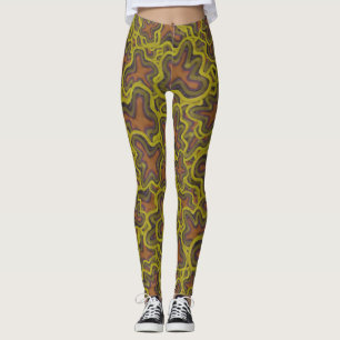 Onregelmatige Vormen Camouflagemotief Patroon Leggings
