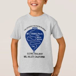 Onregelmatigste spoorlijn Mt Tamalpais Aanpasbaar T-shirt