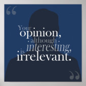 Onrelevant Poster (Voorkant)