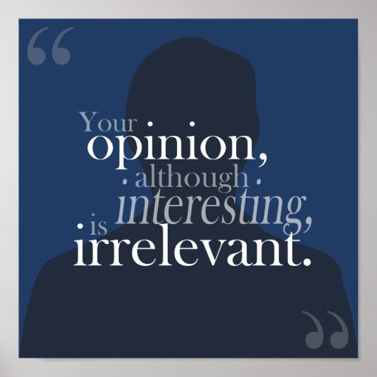 Onrelevant Poster (Voorkant)