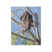 Onrijpe Bald Eagle met een Catfish Notitieblok (Linkerzijde)