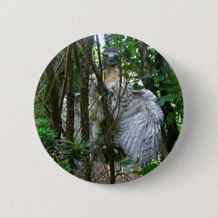 Onrijpe Red Tailed Hawk-coördinerende items Ronde Button 5,7 Cm
