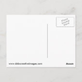 Onrijpe Rode Hawk Hovering Briefkaart (Achterkant)