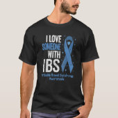 Onriskant darmsyndroom Ik hou van iemand met Ibs R T-shirt (Voorkant)
