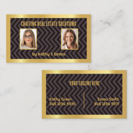 Onroerend goed 2 namen visitekaartje