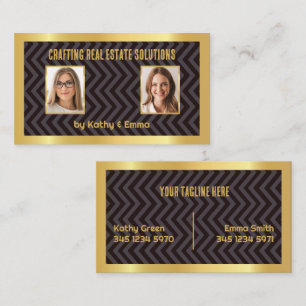 Onroerend goed 2 namen visitekaartje