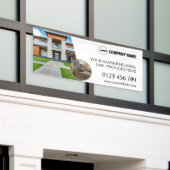 Onroerend goed aangepaste banner (Buitenkant Gebouw)