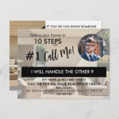 Onroerend goed agent HALLO Voorjaarschecklist beke Aankondigingskaart (Voorkant / Achterkant)