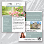 Onroerend goed April Nieuwsbrief Promotionele land Flyer<br><div class="desc">Deze HOME STYLE vastgoedmarketing nieuwsbrief zal uw naamsbekendheid vergroten en nieuwe leads genereren. Het moderne ontwerp zal de aandacht trekken van uw potentiële klanten en hen laten weten dat u de vriendelijke,  deskundige makelaar bent.</div>