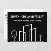 Onroerend goed Bedrijf Aangepaste Happy Home Verja Briefkaart (Voorkant / Achterkant)