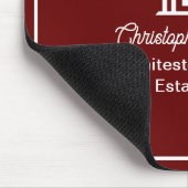 Onroerend goed bedrijf Burgundy Aangepaste makelaa Muismat (Hoek)