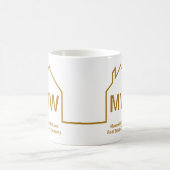 Onroerend goed bedrijf gepersonaliseerde chique go koffiemok (Center)