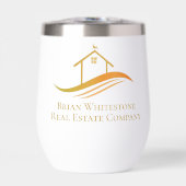 Onroerend goed bedrijf Gouden Huis Logo Aangepaste (Voorkant)