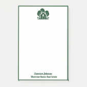 Onroerend goed Bedrijf Green Forest House Post-it® Notes (Voorkant)