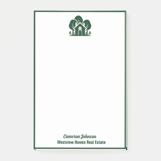 Onroerend goed Bedrijf Green Forest House Post-it® Notes (Voorkant)