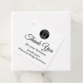 Onroerend goed bedrijf Logo Custom Realtor Bedankt Bedankjes Labels (In situ)