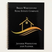 Onroerend goed Black Gold Custom Realtor 2026 Comp Planner (Voorkant)