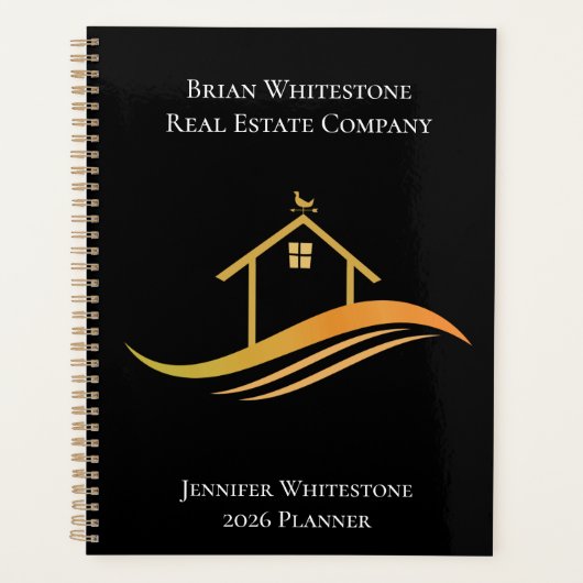 Onroerend goed Black Gold Custom Realtor 2026 Comp Planner (Voorkant)