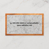 Onroerend goed | Bouw Logo Visitekaartje (Achterkant)