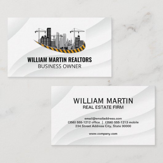 Onroerend goed | Bouw Ontwikkeling Visitekaartje (Voorkant / Achterkant)